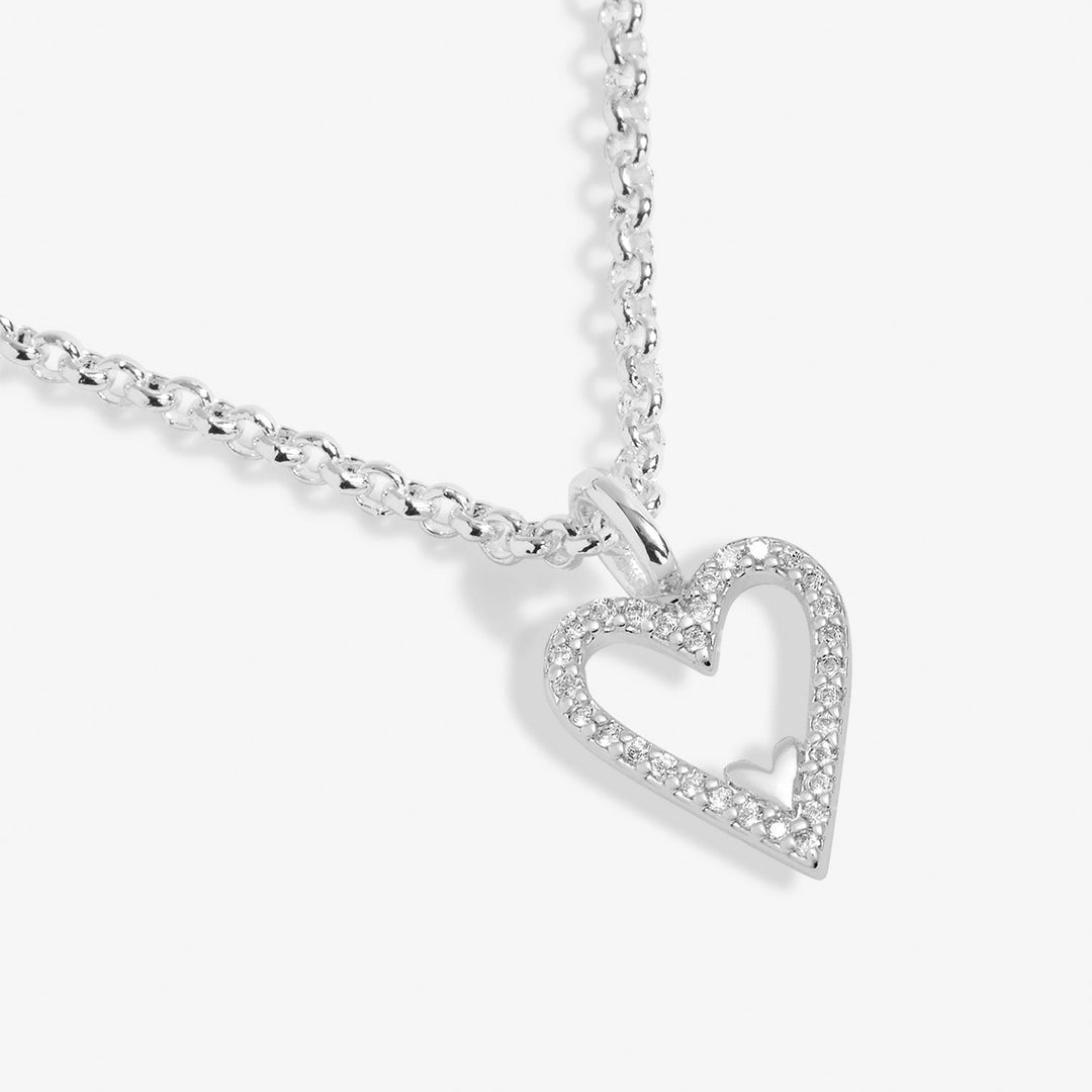 A Little Happy Birthday Mum Silver Plated Necklace 7808Joma Jewellery7808