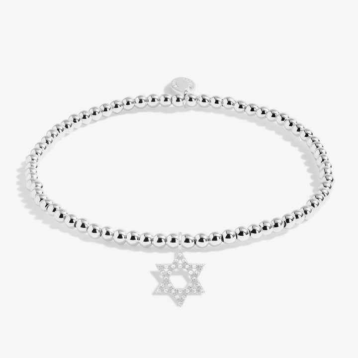 A Little Happy Hanukkah Silver Plated Bracelet 7626Joma Jewellery7626