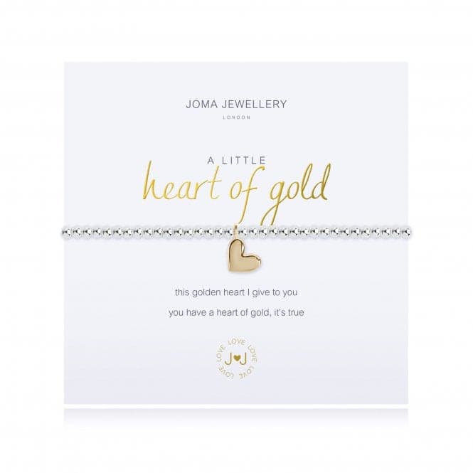 A Little Heart Of Gold Bracelet 2696Joma Jewellery2696