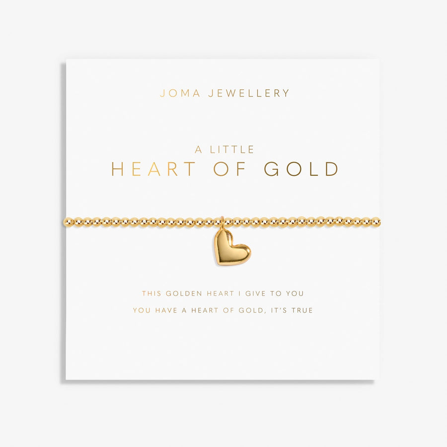 A Little Heart of Gold Gold Plated Bracelet 8213Joma Jewellery8213