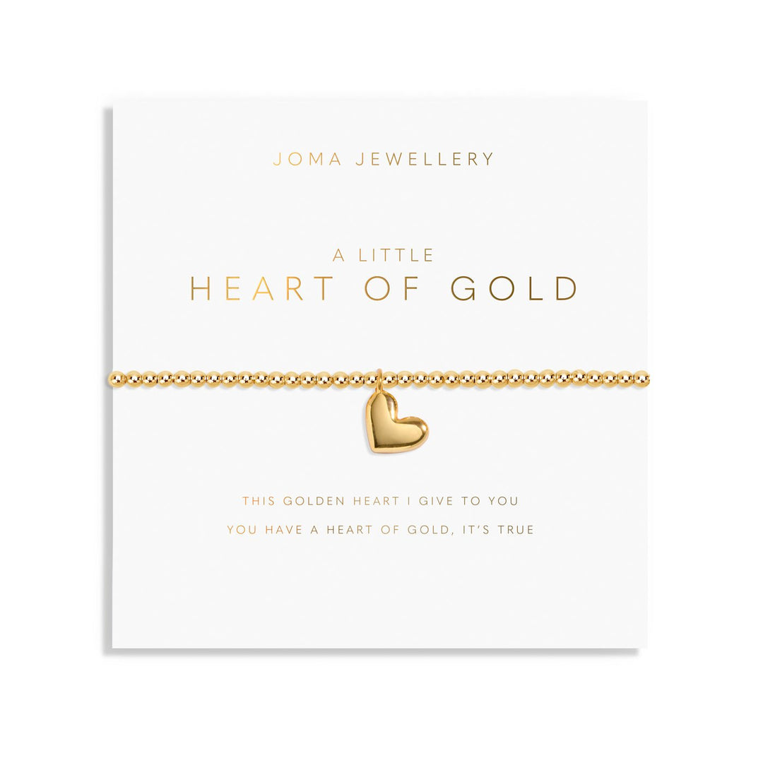 A Little Heart of Gold Gold Plated Bracelet 8213Joma Jewellery8213