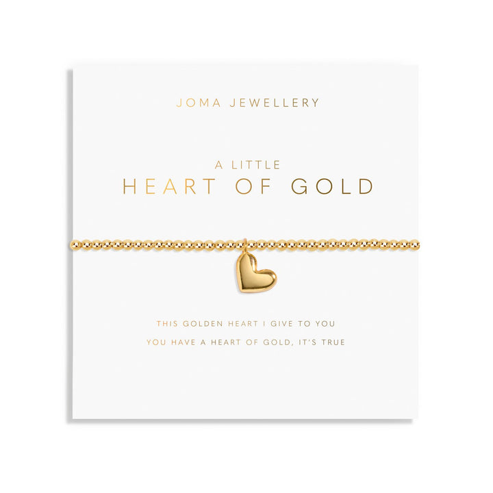 A Little Heart of Gold Gold Plated Bracelet 8213Joma Jewellery8213