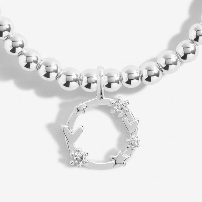 A Little Life Of the Party Silver Plated 17.5cm Stretch Bracelet 7001Joma Jewellery7001