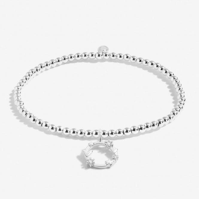 A Little Life Of the Party Silver Plated 17.5cm Stretch Bracelet 7001Joma Jewellery7001