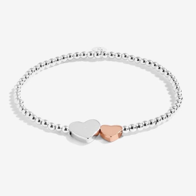 A Little Like Mother Like Daughter Silver 17.5cm Stretch Bracelet 5217Joma Jewellery5217