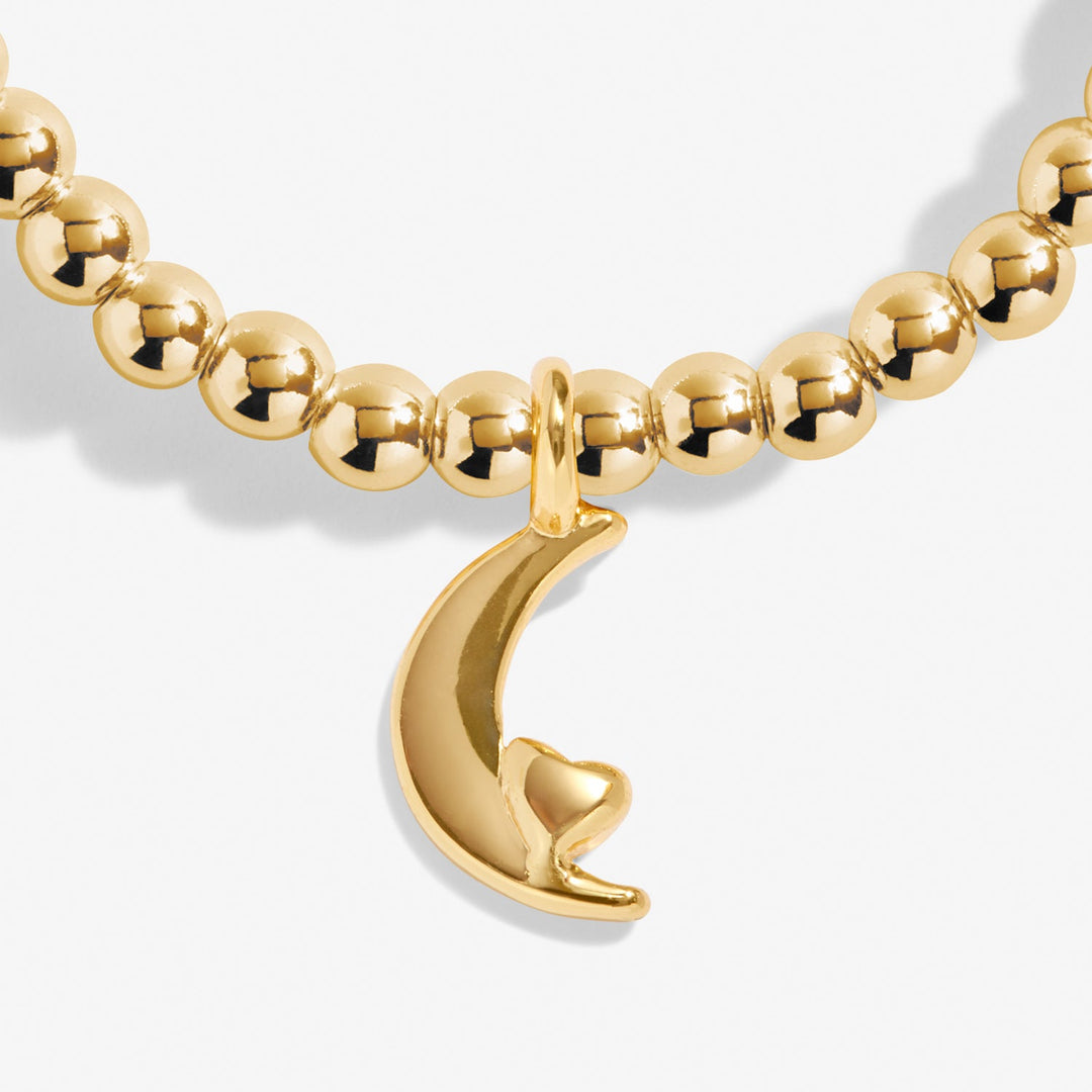 A Little Love You To the Moon & Back Gold Plated Bracelet 8212Joma Jewellery8212