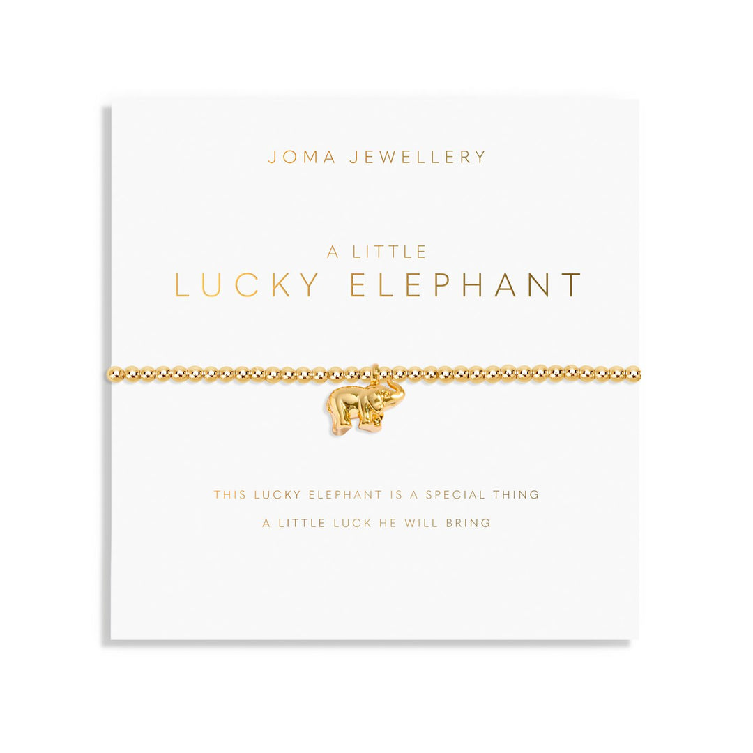 A Little Lucky Elephant Gold Plated Bracelet 8219Joma Jewellery8219