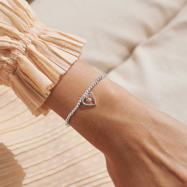 A Little Lucky To Have A Sister Like You Silver Plated Bracelet 8163Joma Jewellery8163