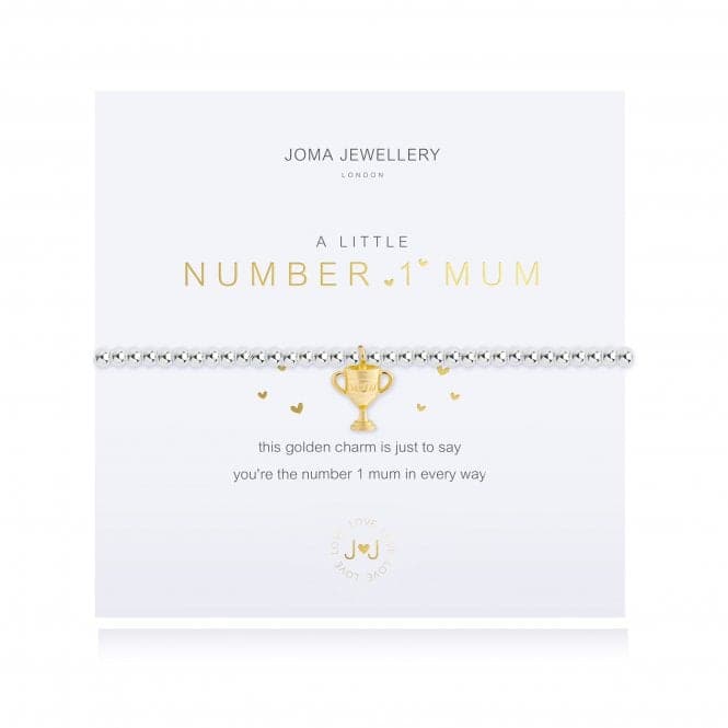 A little Number 1 Mum Bracelet 4682Joma Jewellery4682