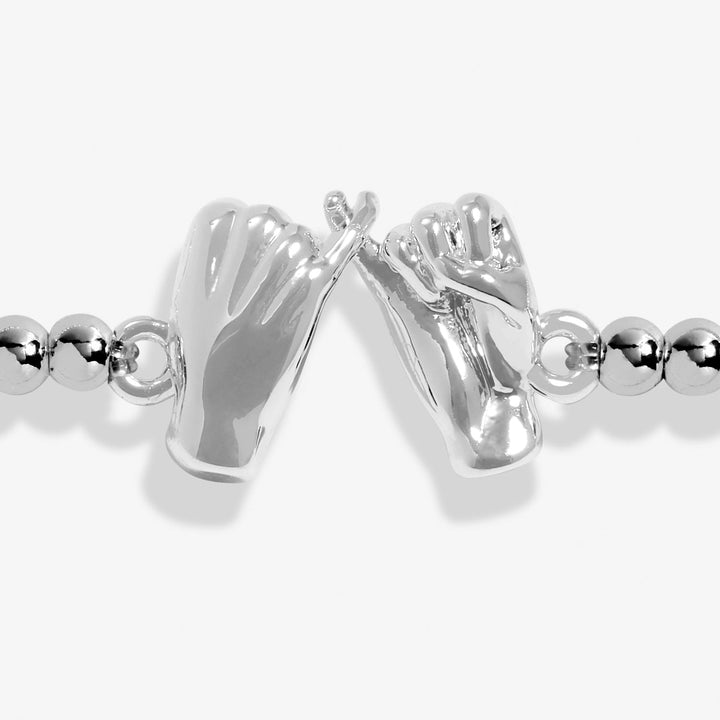 A Little Pinky Promise Silver Plated Bracelet 7398Joma Jewellery7398