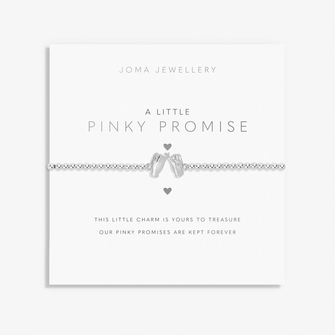 A Little Pinky Promise Silver Plated Bracelet 7398Joma Jewellery7398