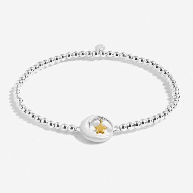 A Little Shoot For the Moon Land Amongst the Stars Silver Gold Plated Bracelet C723Joma JewelleryC723