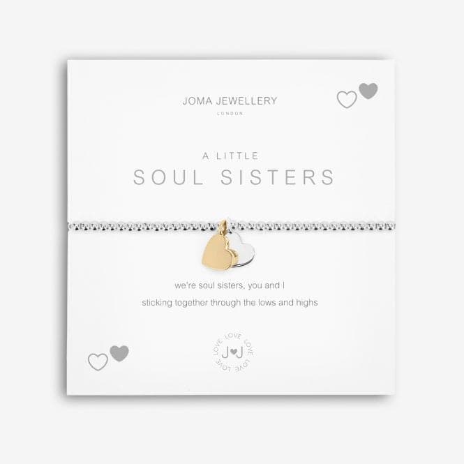 A Little Soul Sisters Silver 17.5cm Stretch Bracelet 5235Joma Jewellery5235