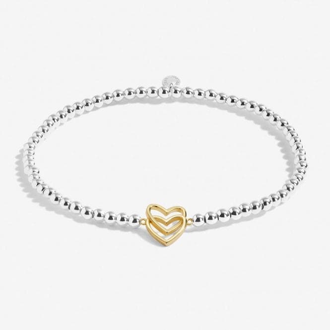 A Little Soulmate Silver Gold Plated 17.5cm Bracelet 7015Joma Jewellery7015