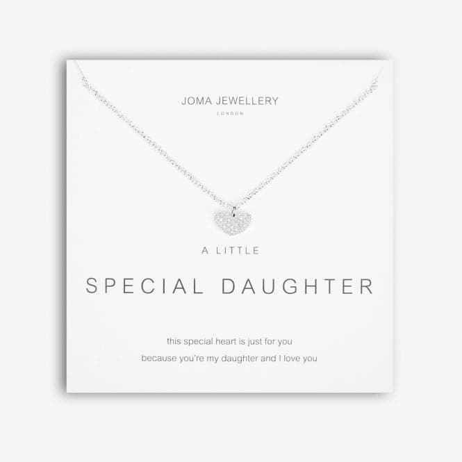 A Little Special Daughter Silver 46cm + 5cm Extender Necklace 5284Joma Jewellery5284