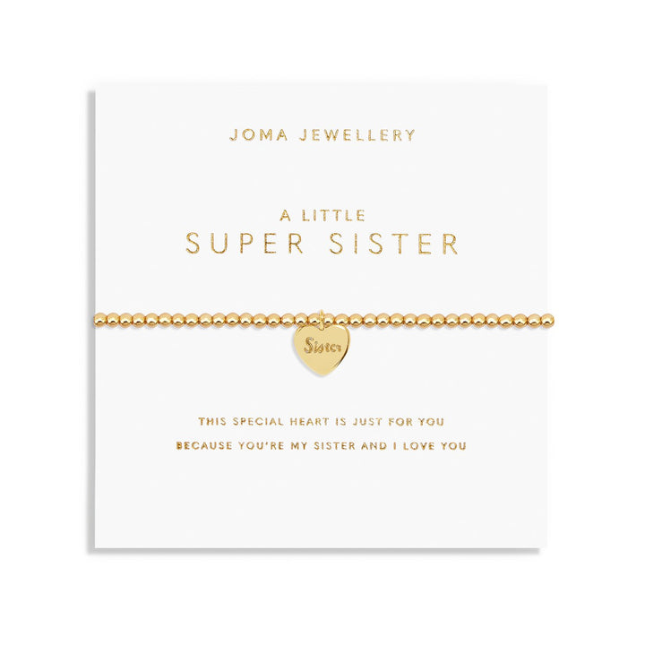 A Little Super Sister Gold Plated Bracelet 7587Joma Jewellery7587