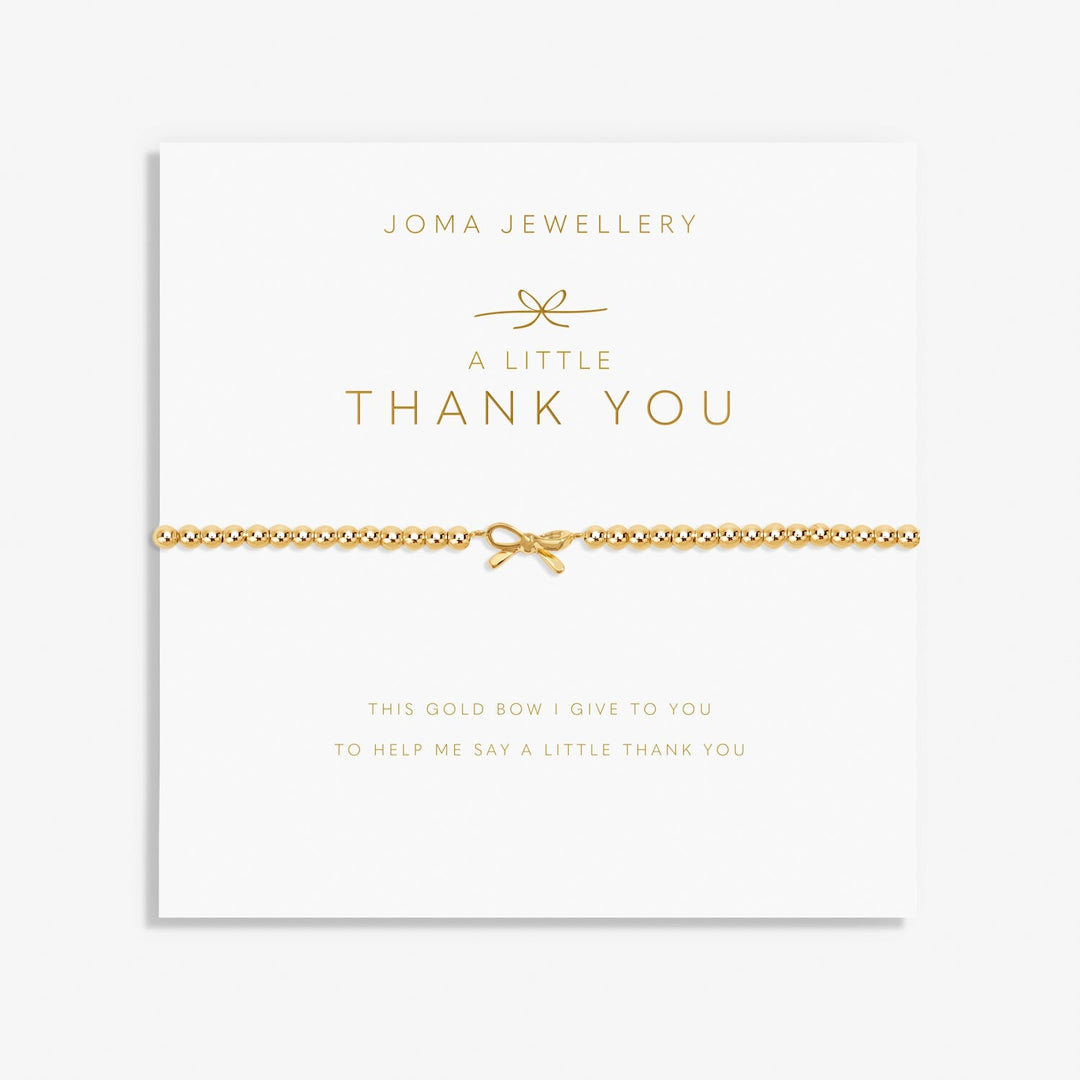 A Little thank You Gold Plated Bracelet 8223Joma Jewellery8223