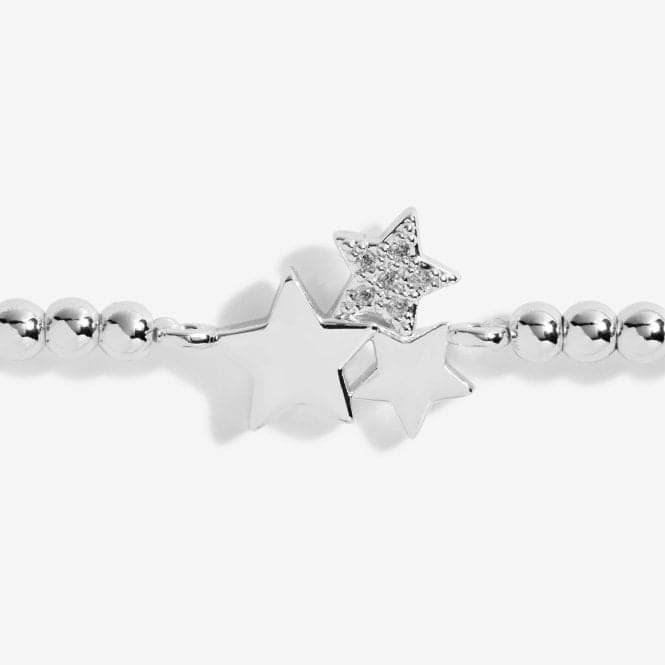 A Little The Sky's The Limit Silver 17.5cm Stretch Bracelet 5214Joma Jewellery5214