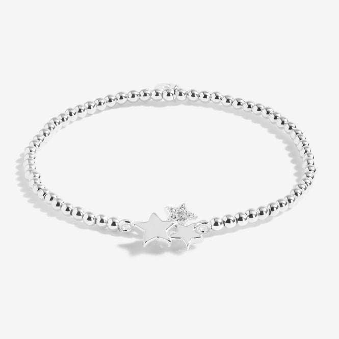 A Little The Sky's The Limit Silver 17.5cm Stretch Bracelet 5214Joma Jewellery5214