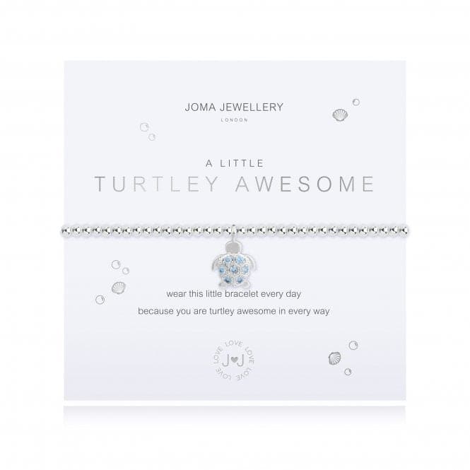 A Little Turtley Awesome Silver 17.5cm Stretch Bracelet 4364Joma Jewellery4364