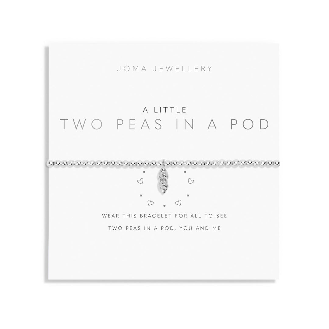 A Little Two Peas A Pod Silver Plated Bracelet 7397Joma Jewellery7397