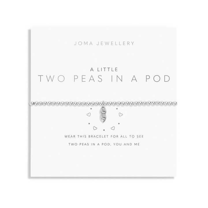 A Little Two Peas A Pod Silver Plated Bracelet 7397Joma Jewellery7397