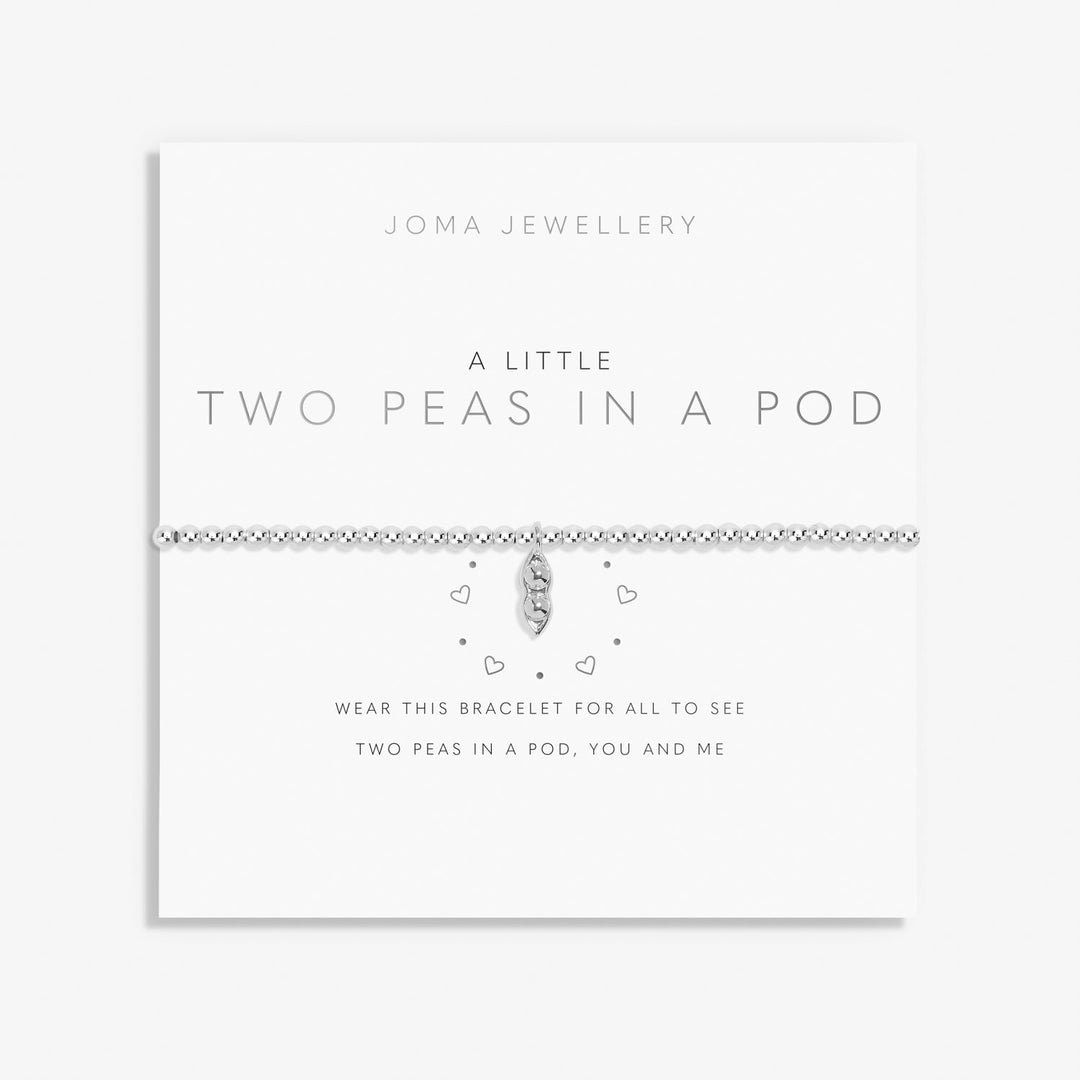 A Little Two Peas A Pod Silver Plated Bracelet 7397Joma Jewellery7397