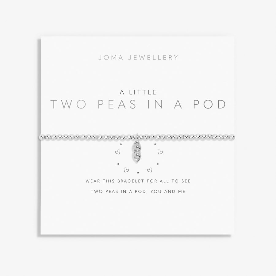 A Little Two Peas A Pod Silver Plated Bracelet 7397Joma Jewellery7397