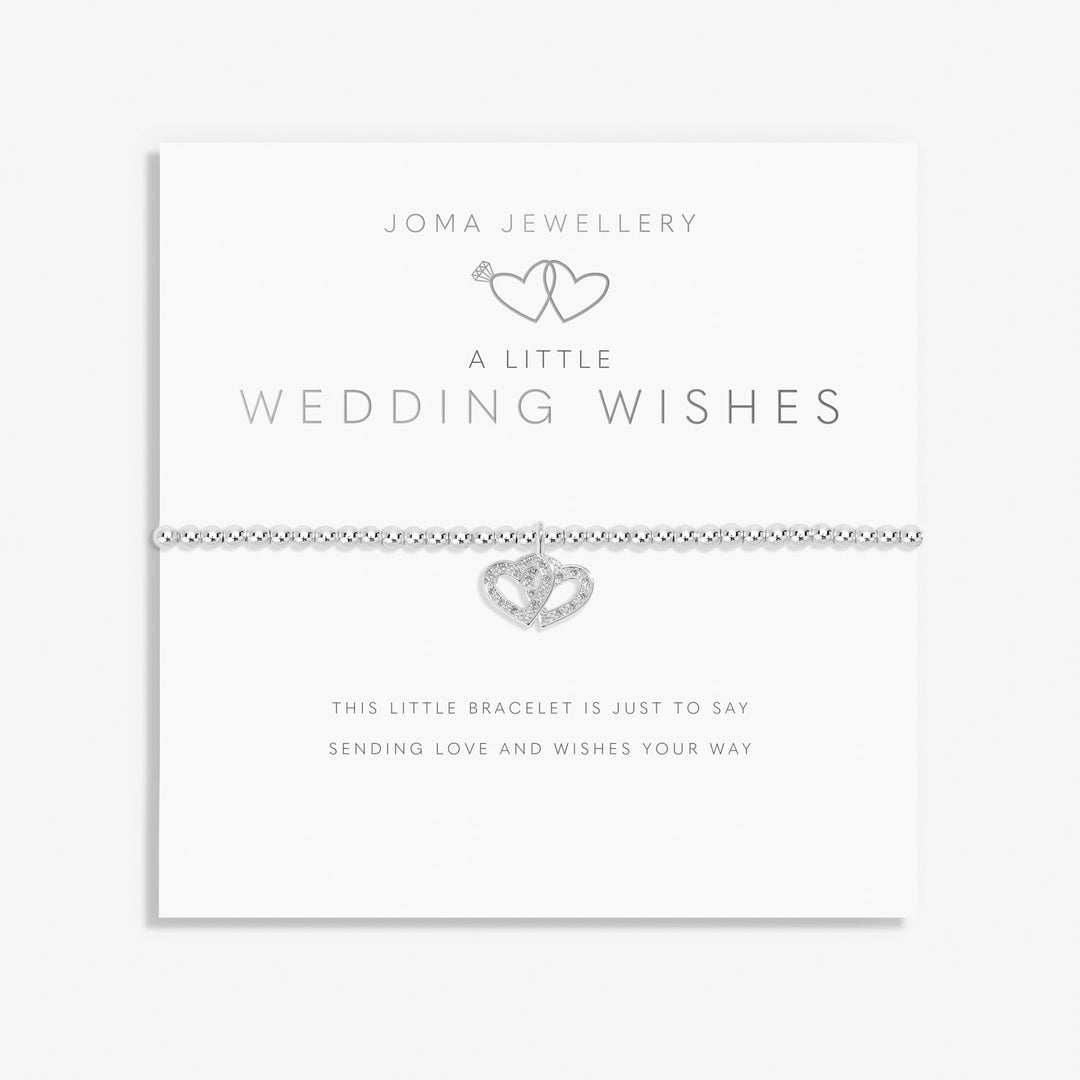 A Little Wedding Wishes Silver Plated Bracelet 8166Joma Jewellery8166