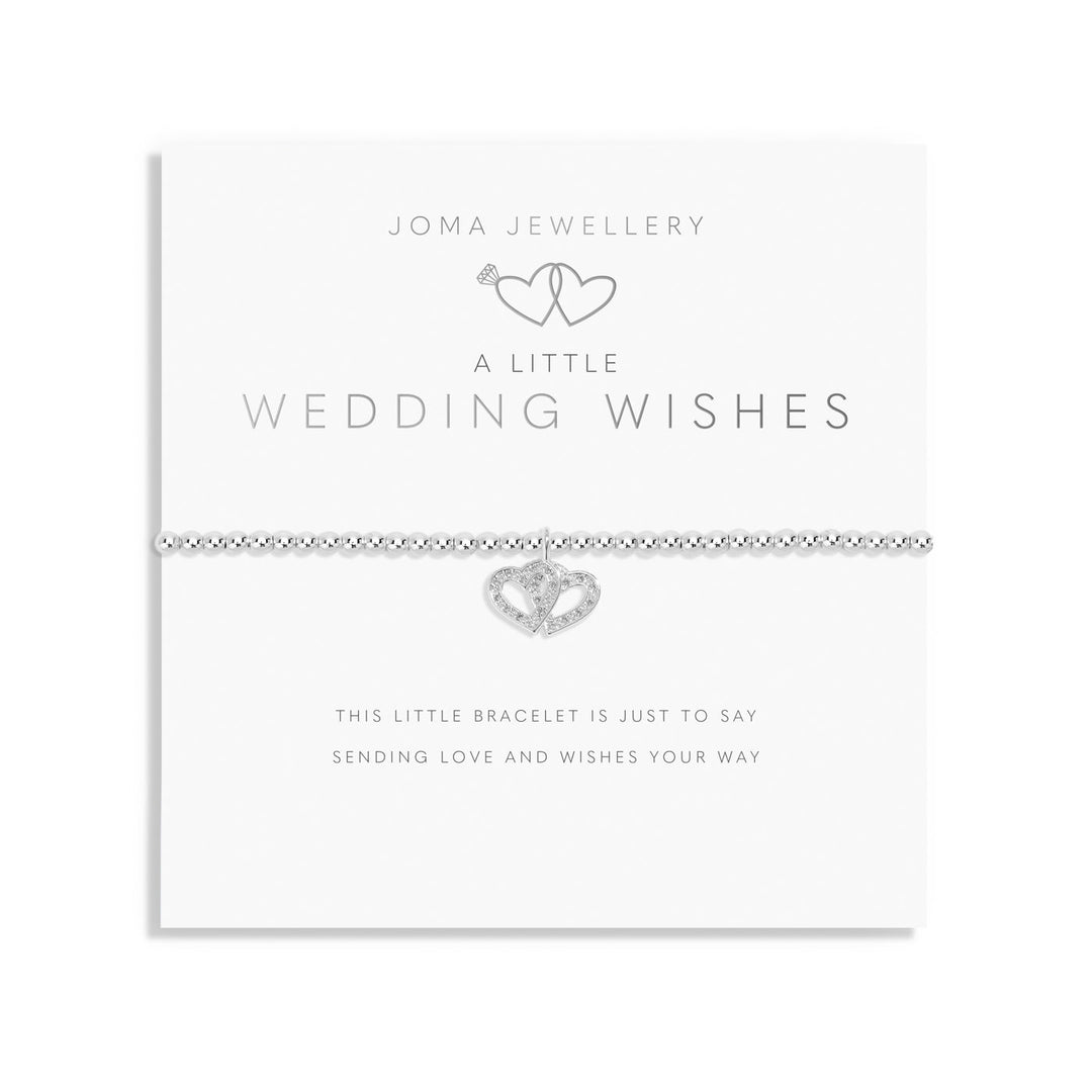 A Little Wedding Wishes Silver Plated Bracelet 8166Joma Jewellery8166