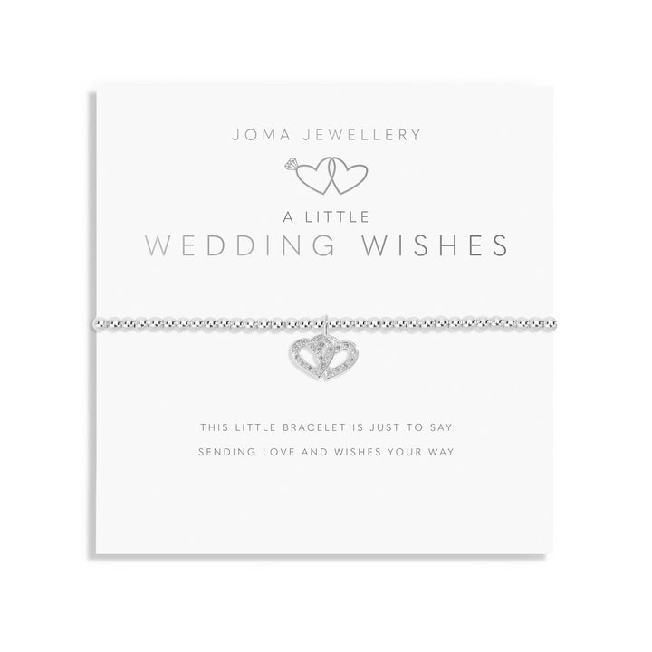 A Little Wedding Wishes Silver Plated Bracelet 8166Joma Jewellery8166