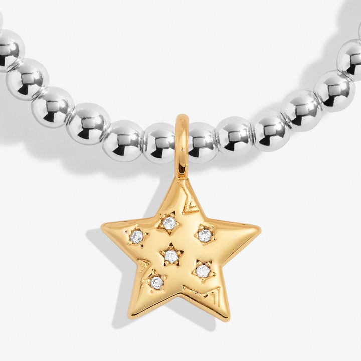 A Little Written The Stars Silver Gold Plated Bracelet 7410Joma Jewellery7410