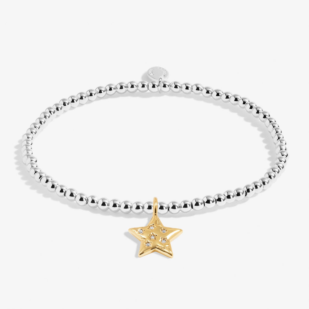 A Little Written The Stars Silver Gold Plated Bracelet 7410Joma Jewellery7410