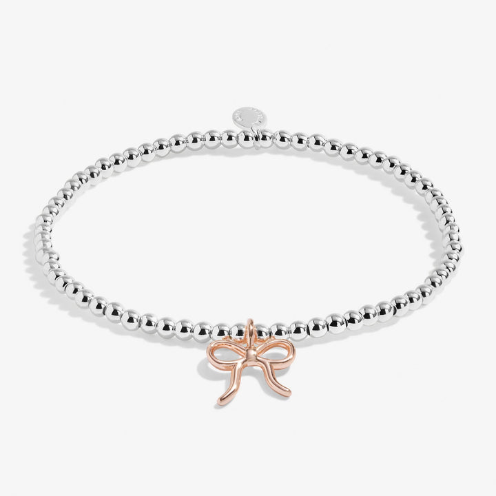 A Little You Are All things Lovely Silver & Rose Gold Plated Bracelet 8160Joma Jewellery8160