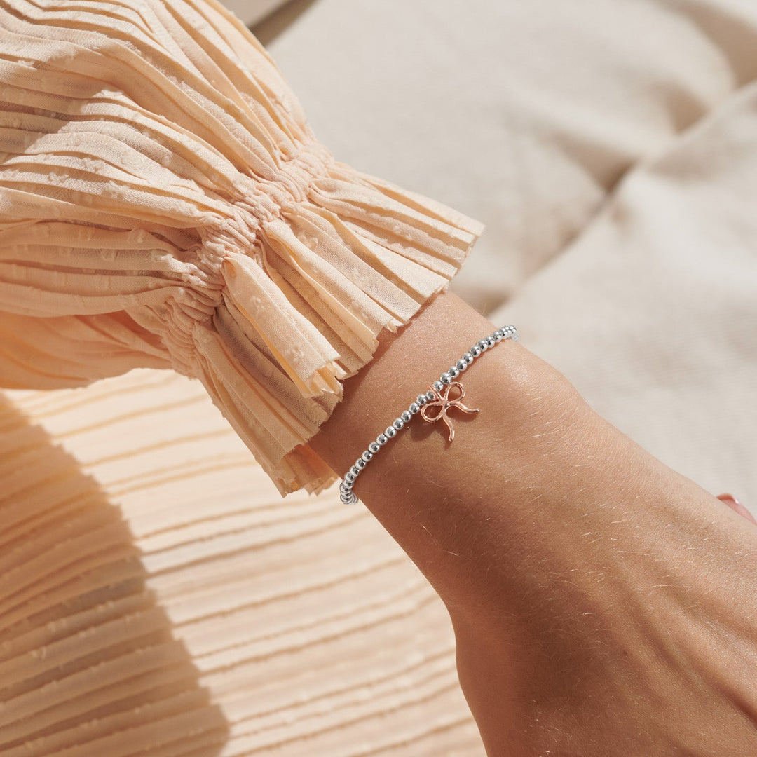 A Little You Are All things Lovely Silver & Rose Gold Plated Bracelet 8160Joma Jewellery8160