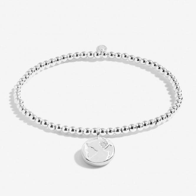 A Little You Mean the World To Me Silver Plated 17.5cm Bracelet 7016Joma Jewellery7016