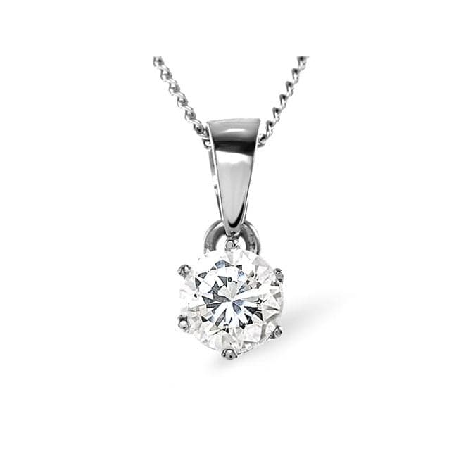 Acotis Diamonds 18K White Gold 0.50ct Diamond Pendant DP01 - 50PKWAcotis DiamondsDP01 - 50PKW