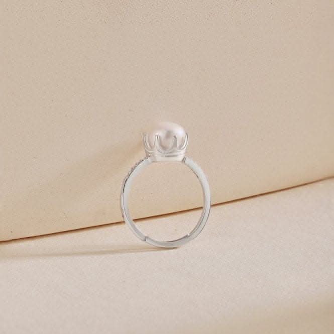 Adjustable Fresh Water Pearl Crown Ring ERLR003Ellie Rose LondonERLR003