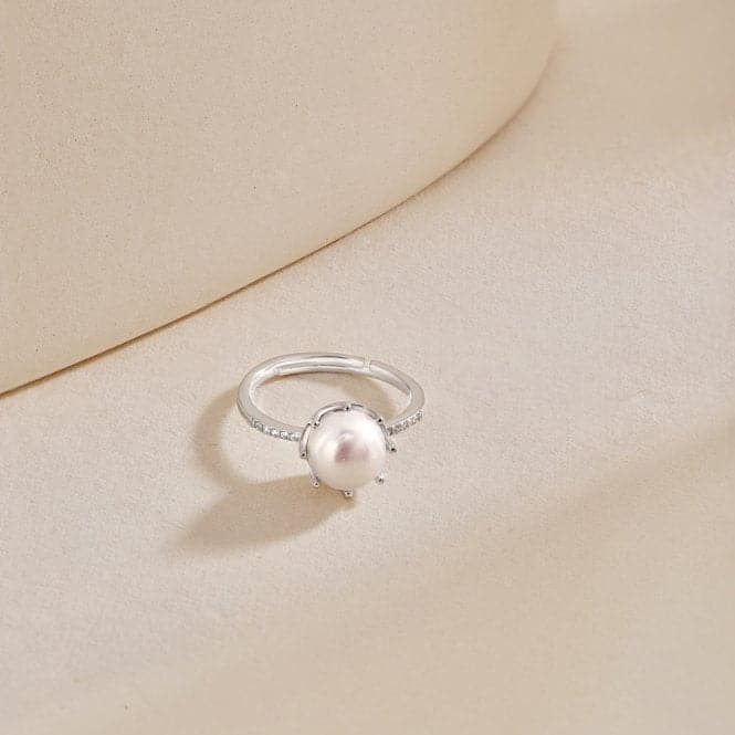 Adjustable Fresh Water Pearl Crown Ring ERLR003Ellie Rose LondonERLR003