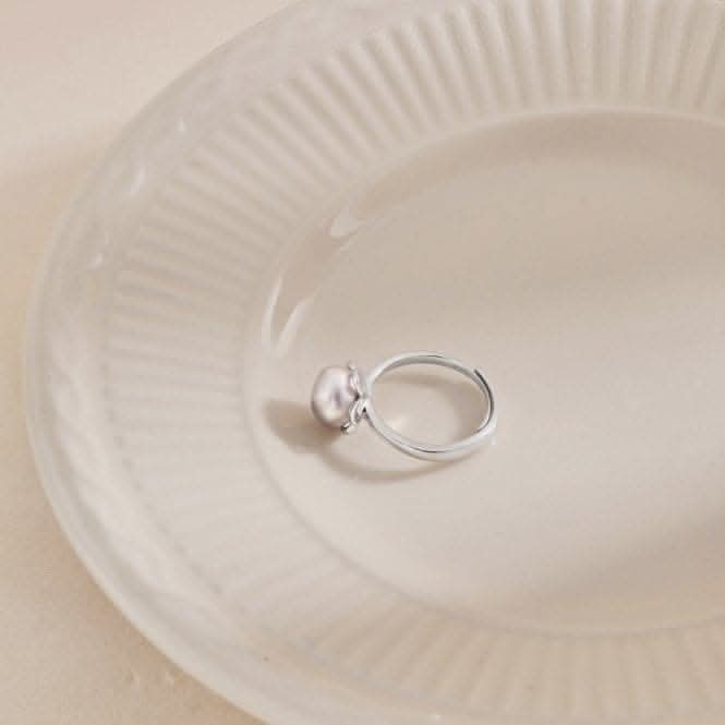 Adjustable Fresh Water Pearl Flower Ring ERLR002Ellie Rose LondonERLR002