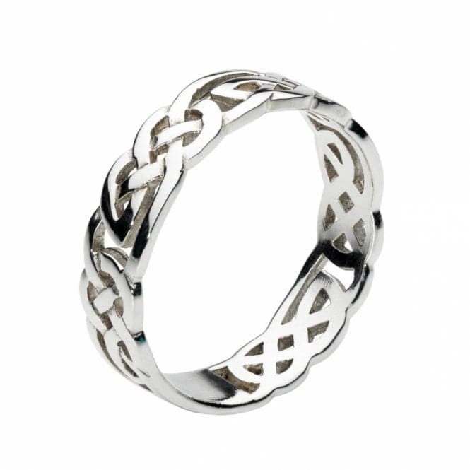 Aela Celtic Open Knotwork Band Ring 2269HPDew2269HPL