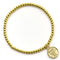 Arsenal Football Club Gold Finish Ballbead Bracelet AFCBB001