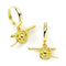 Arsenal Football Club Gold Finish Cannon Hoop Earrings AFCES003