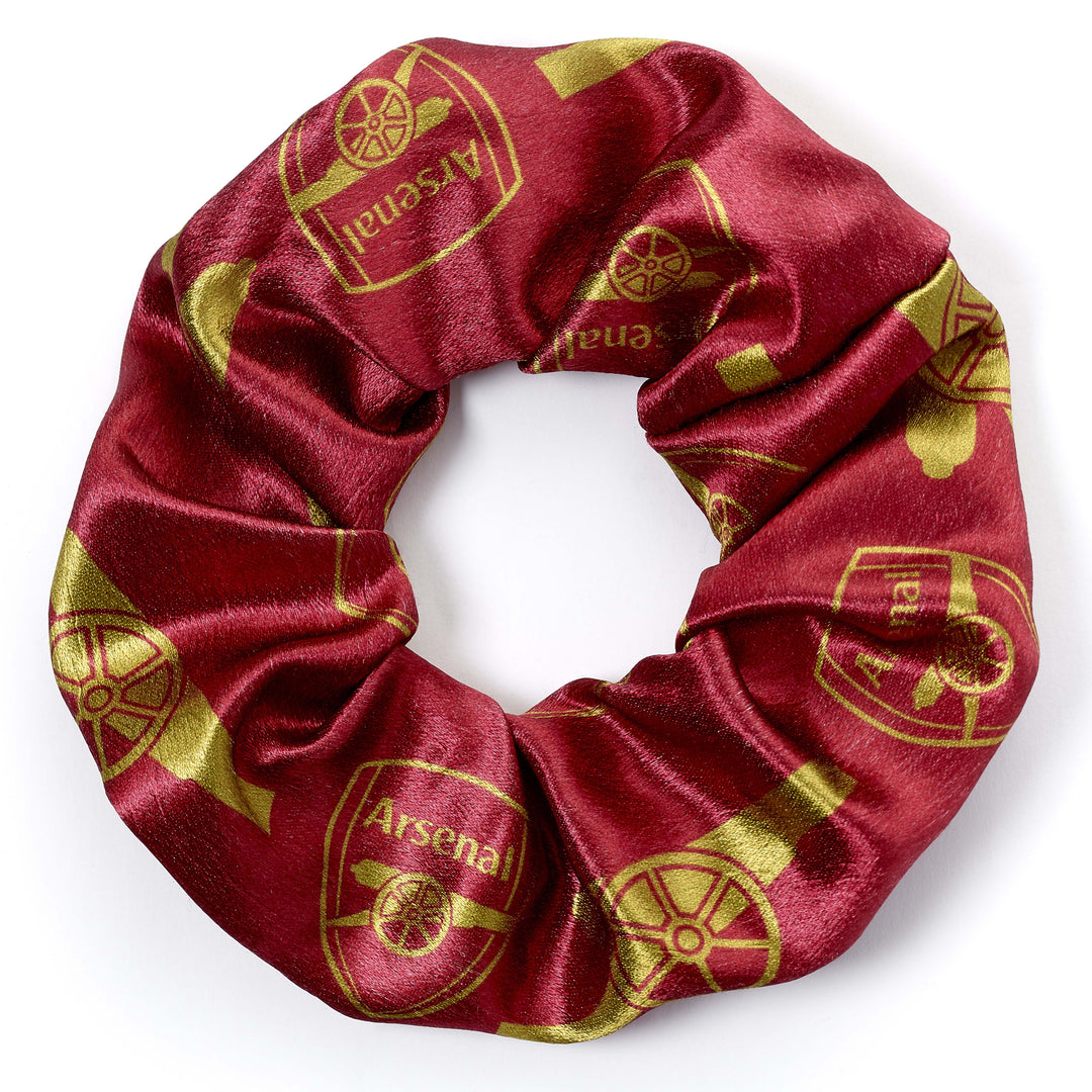 Arsenal Football Club Crest and Cannon Hair Scrunchie AFCHS003