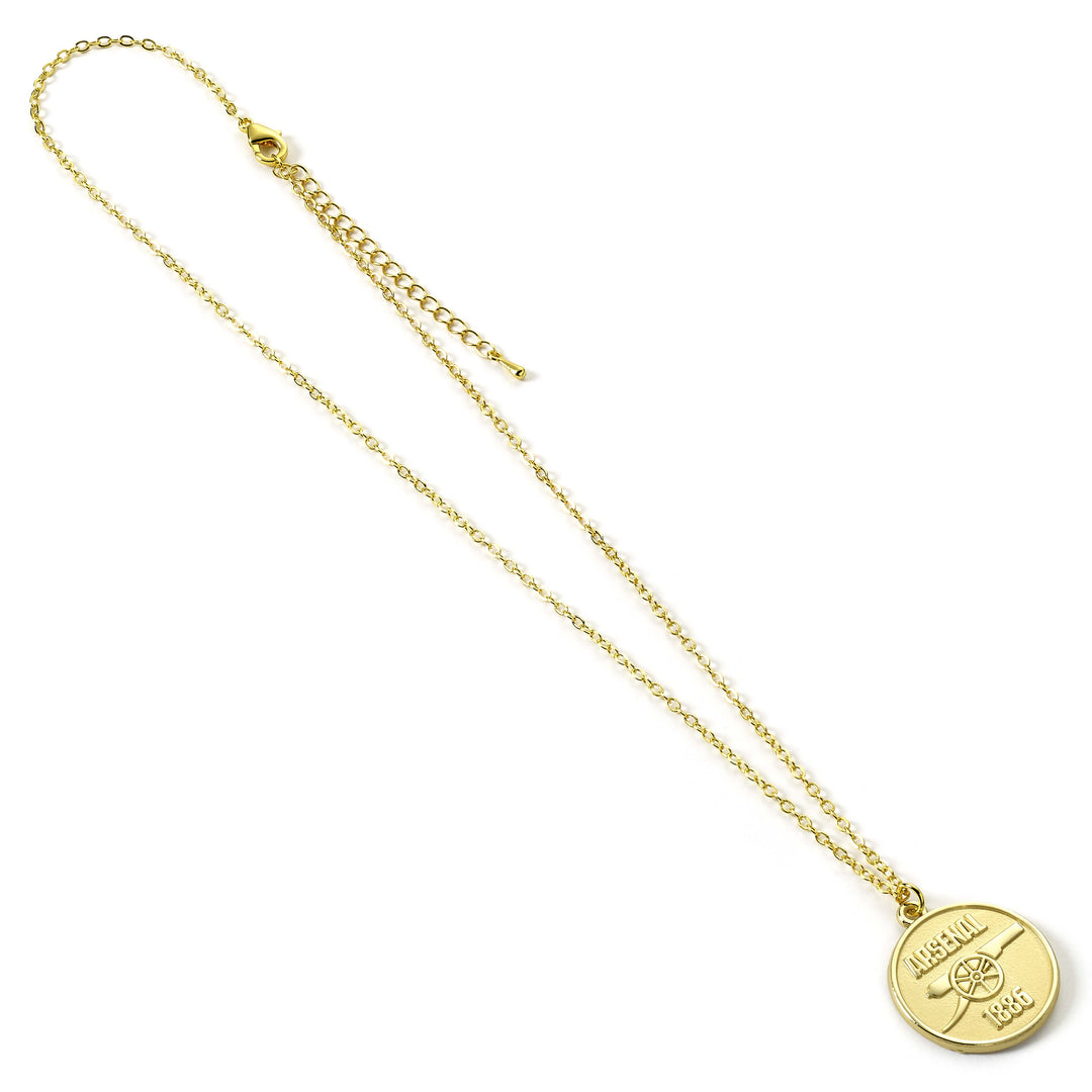 Arsenal Football Club Gold Finish Crest Necklace AFCN0001