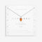 Affirmation Crystal Energy Amber Silver 46cm + 5cm Necklace 6145Joma Jewellery6145