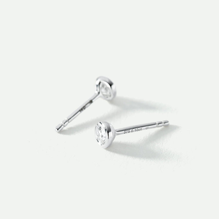 Alexis | 9ct White Gold 0.10ct tw Lab Grown Diamond EarringsCreated BrillianceBA0071835
