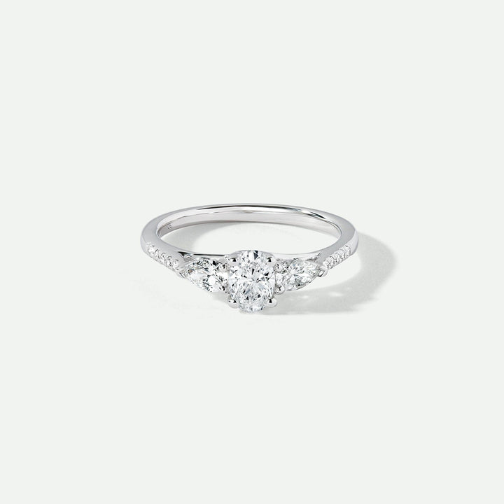 Alissa | 9ct White Gold 0.75ct tw Lab Grown Diamond Engagement RingCreated BrillianceBA0073976 - N