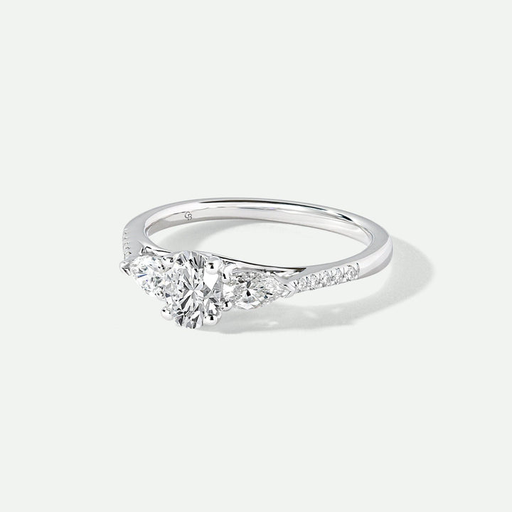 Alissa | 9ct White Gold 0.75ct tw Lab Grown Diamond Engagement RingCreated BrillianceBA0073976 - N