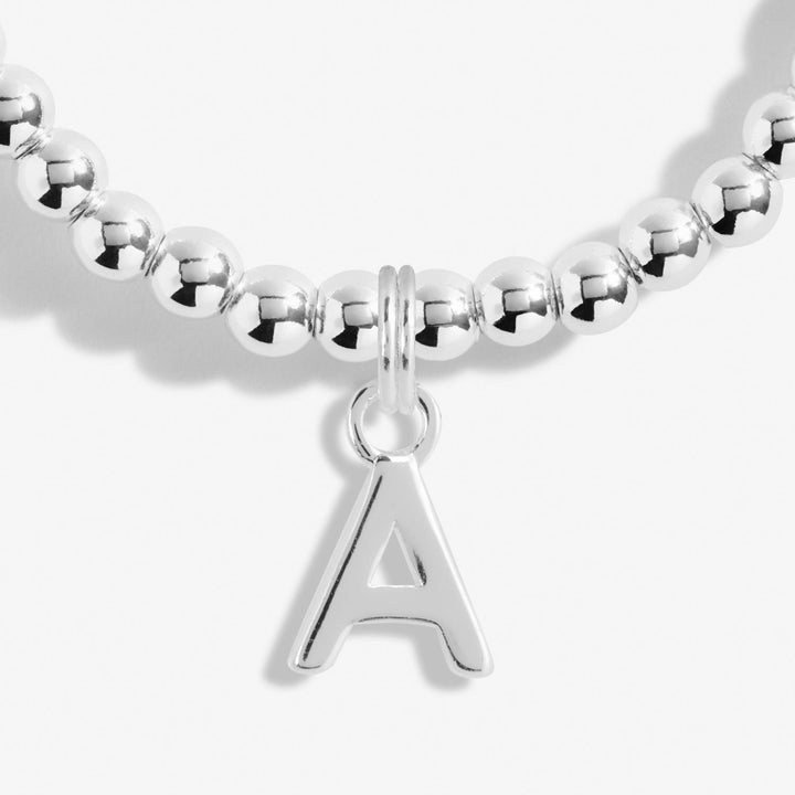 Alphabet A Little A Silver Plated Bracelet 7742Joma Jewellery7742